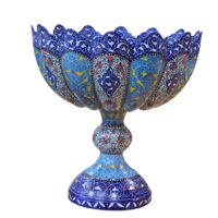 آجیل خوری میناکاری مسی میناسرای نیکنامی مدل لاله 02