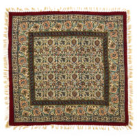 روميزي قلمكار عطريان طرح گل قاجار كد G329