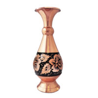 گلدان مسی مدل الماس تراش کد JR-16