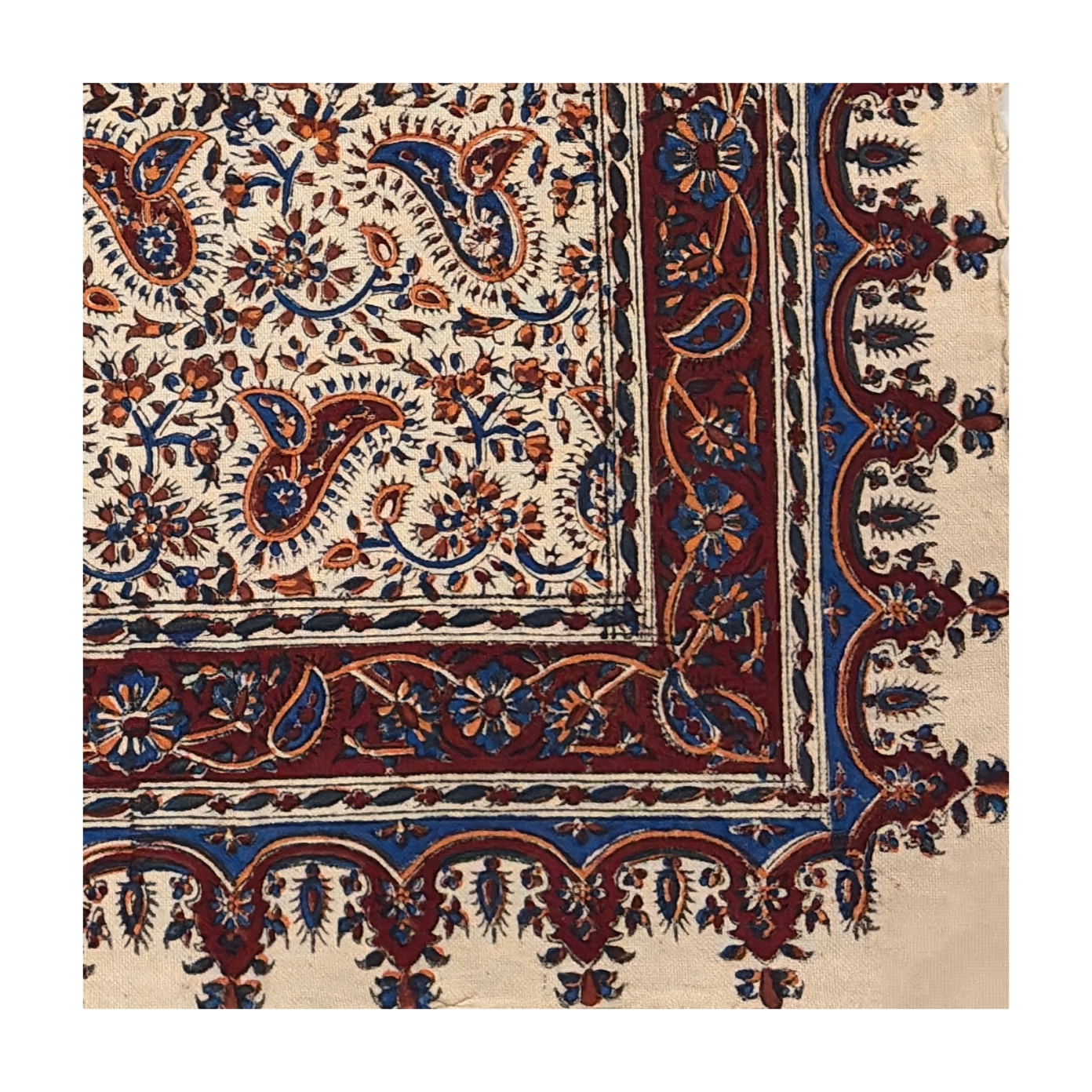 رومیزی قلمکار عطریان مدل سلسله قاجار کد G493 - تصویر 2