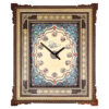 ساعت دیواری خاتم کاری چوبی کد 5060-6