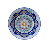 بشقاب میناکاری مسی میناسرای نیکنامی مدل رها