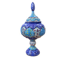 گزخوری میناکاری مسی میناسرای نیکنامی مدل لاجورد کد 3301