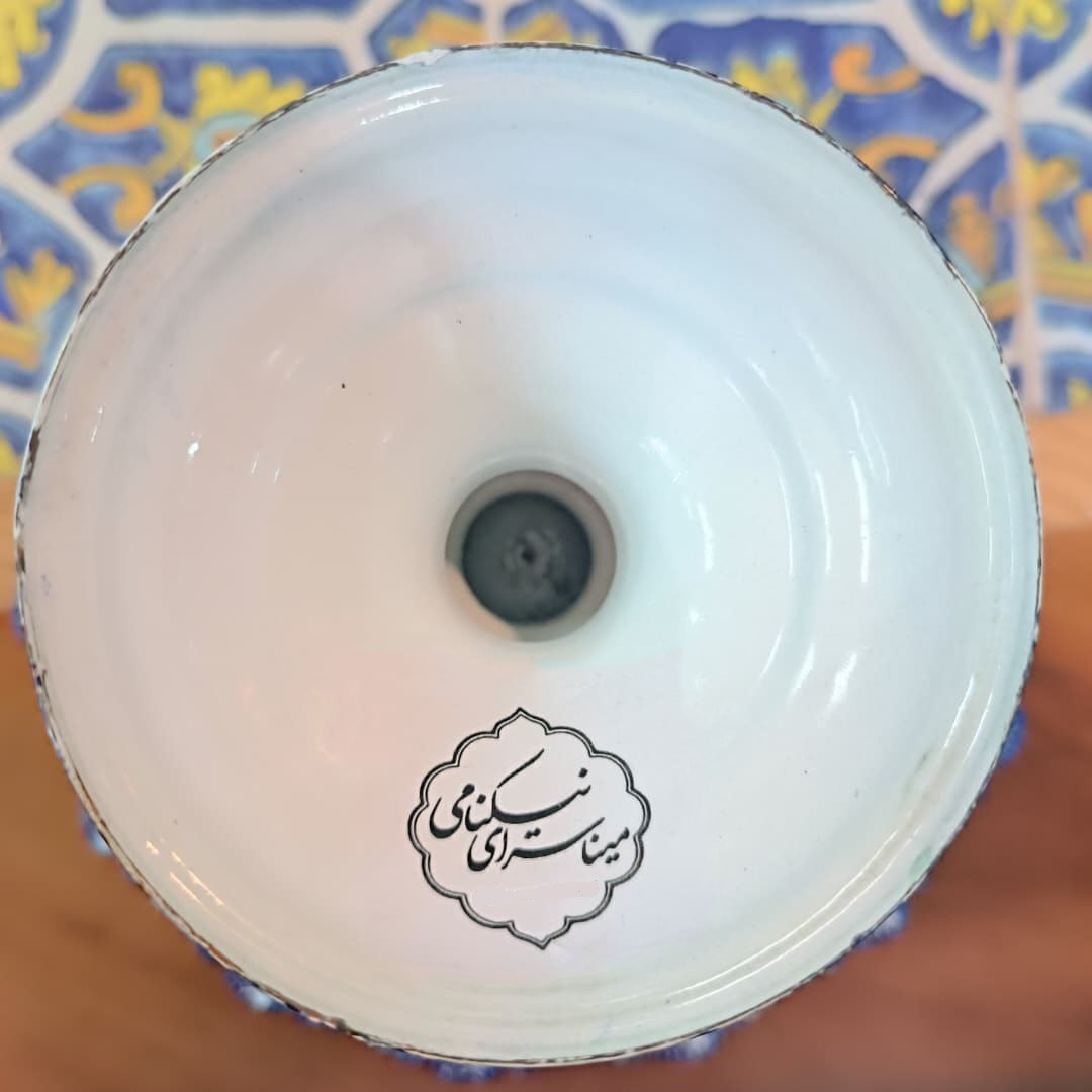 گزخوری میناکاری مسی میناسرای نیکنامی مدل لاجورد کد 3301 - تصویر 2