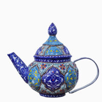 قوری میناکاری مسی میناسرای نیکنامی کد 1601