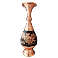 گلدان مسی مدل الماس تراش کد 25