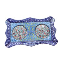 سینی میناکاری مسی میناسرای نیکنامی مدل اسلیمی