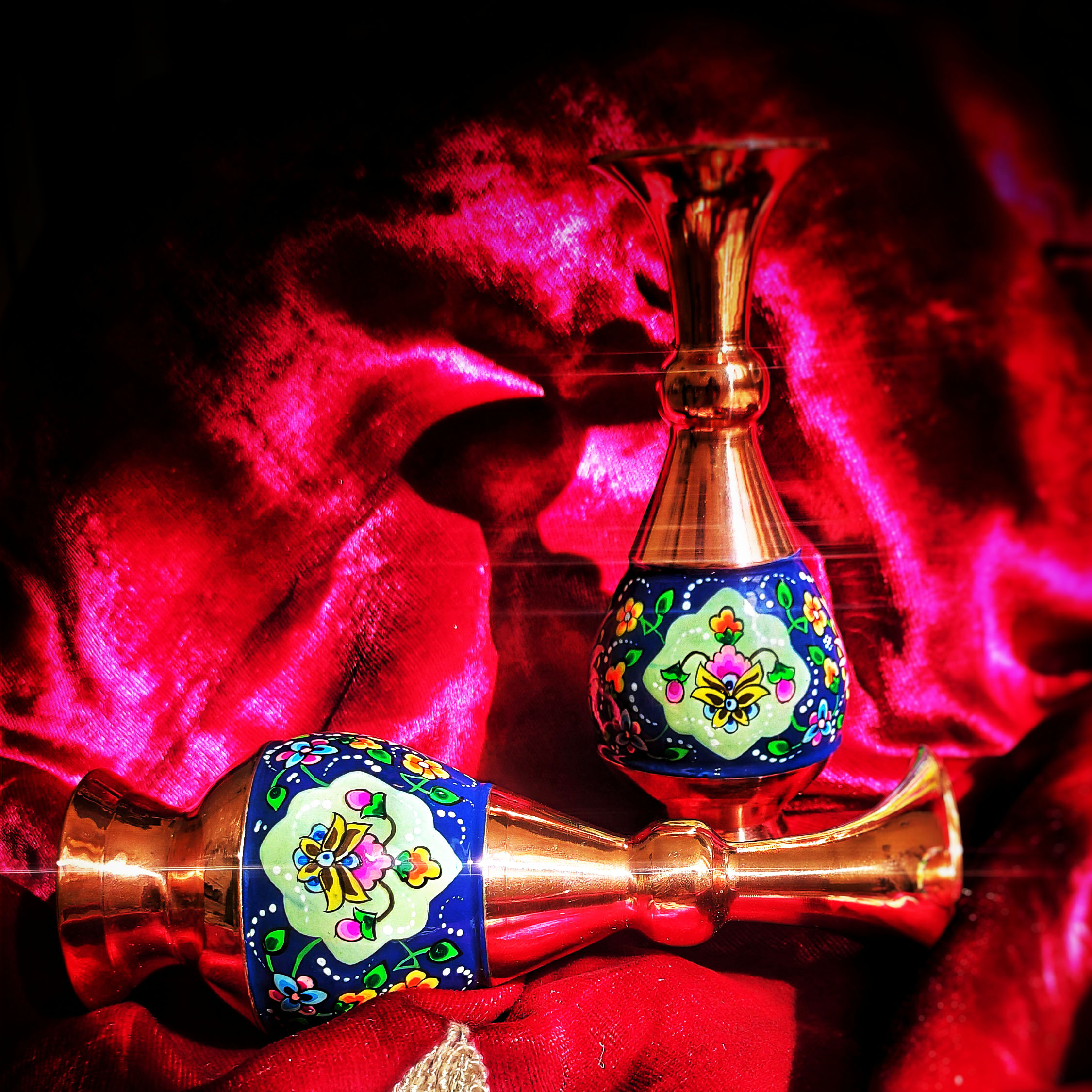 گلدان مسی مدل پرداز کد trj16 بسته دو عددی - تصویر 4