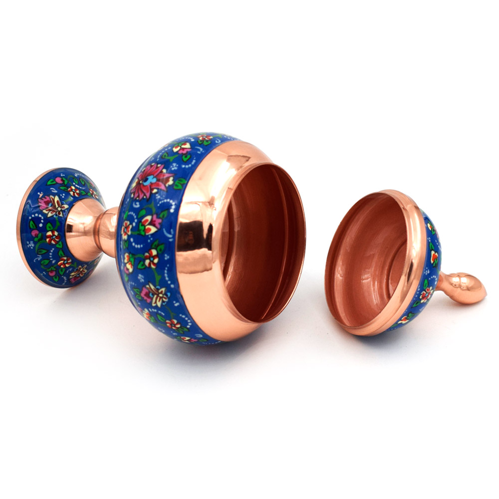 شکلات خوری میناکاری مسی طرح پرداز کد 23 - تصویر 5