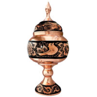 شکلات خوری مسی مدل الماس تراش کد 28