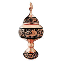 شکلات خوری مسی مدل الماس تراش کد JR-28